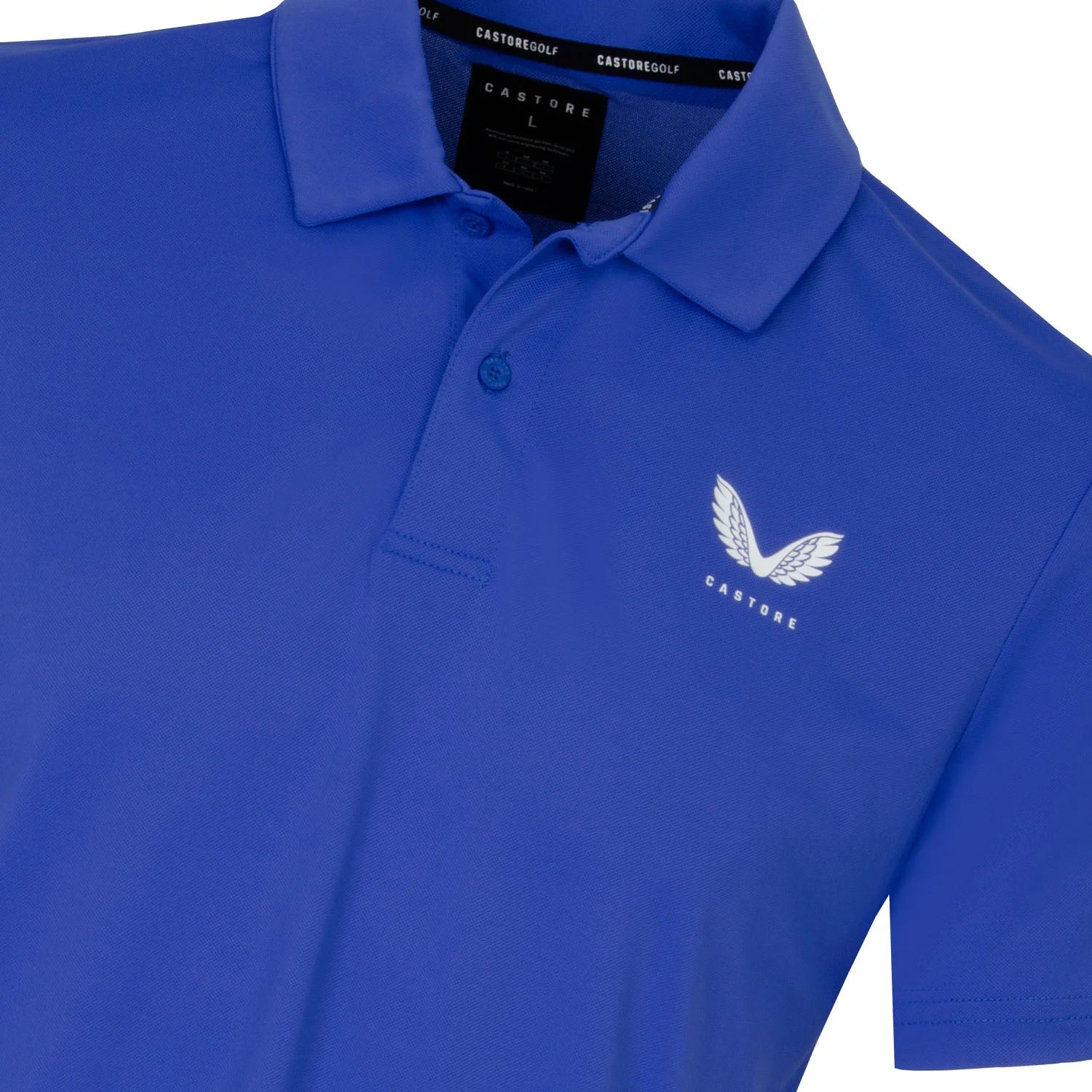 Royal blue golf polo outlet
