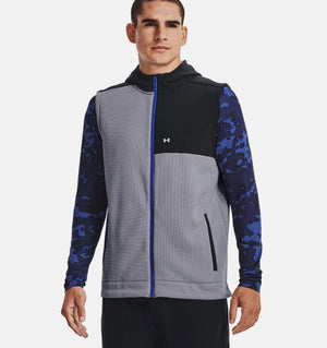 Under Armour Men's UA Storm SweaterFleece Vest - Steel/Versa Blue