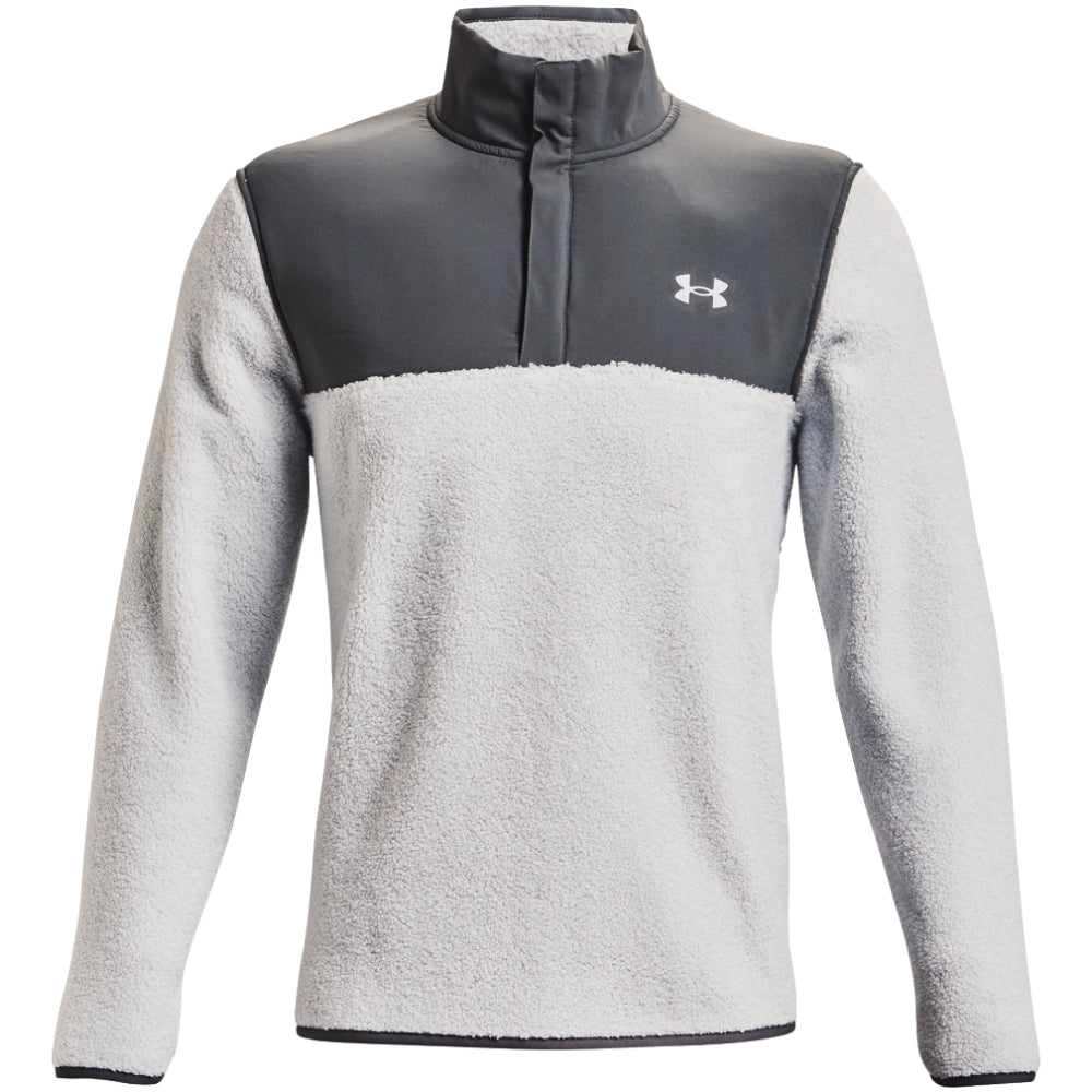 Men's UA SweaterFleece Pile Pullover Halo Gray