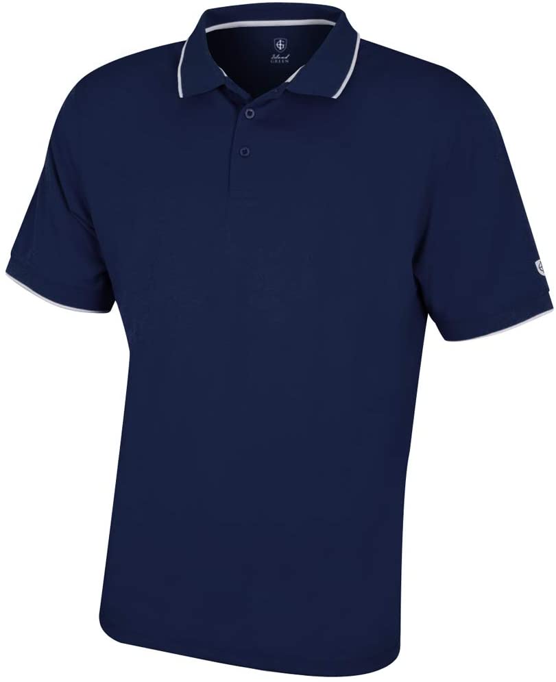 Men's Igts1899 Coolpass Breathable Wicking Performance Golf Polo Shirt