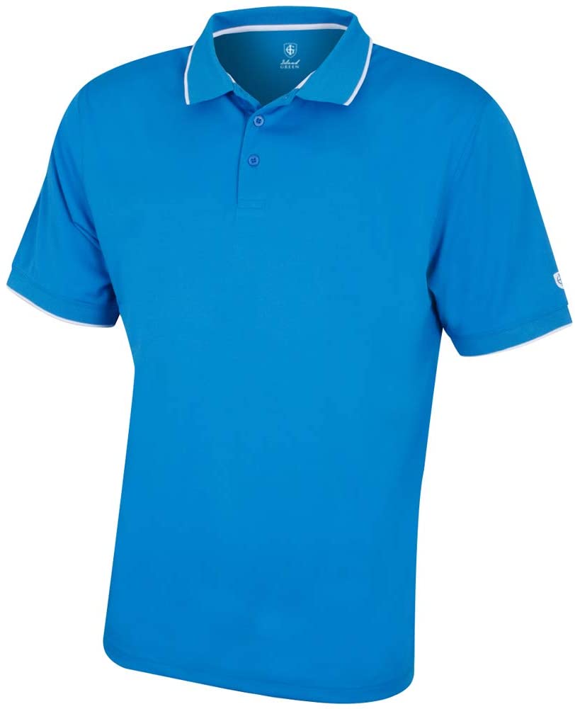 Men's Igts1899 Coolpass Breathable Wicking Performance Golf Polo