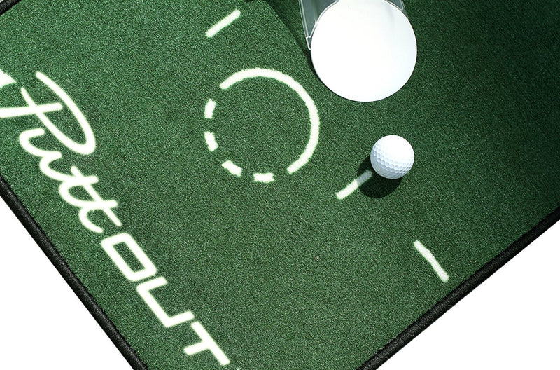 PuttOut Unisex's Pro Golf Putting Matt 240 x 50 cm