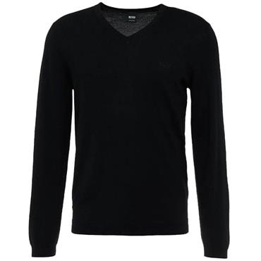 Hugo Boss Gents Vallum Merino Sweater Black